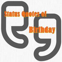 Status Quotes of Birthday Affiche