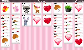 Freecell Valentine Game スクリーンショット 1