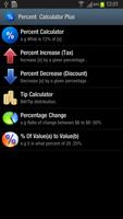 Percent Calculator Plus پوسٹر