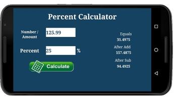 Percent Calculator Ekran Görüntüsü 1