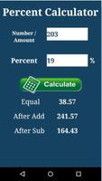 Percent Calculator capture d'écran 3