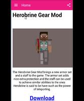 Herobrine MODS For MCPE capture d'écran 2