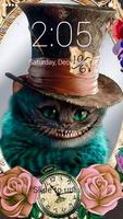 Cheshire Cat Screen Lock Affiche