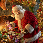 Beautiful Christmas Gifts Lock Screen icône