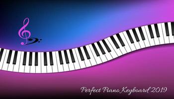 Perfect Piano Keyboard 2019 plakat