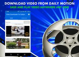 Downloader For Dailymotion capture d'écran 1