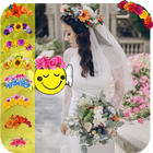 Best Flower Wedding - Crown Hairstyle & Emijo-icoon