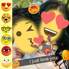 New Best Funny Free Live Emoji Face Sticker آئیکن