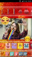 New Best Funny Free Live Emoji Face Sticker capture d'écran 3