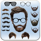 Beard & Mustache Photo Editor for Men ícone