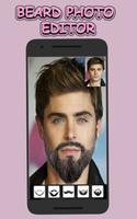 Beard & Mustache Photo Editor for Men Affiche