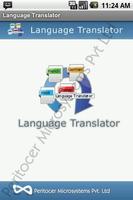 Language Translator Cartaz