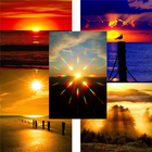 Beautiful sunsets wallpaper أيقونة