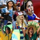 Supporter girl football wallpaper-APK