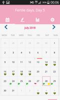 پوستر Easy Period Tracker - Fertile, Ovulation Calendar