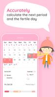 Period Tracker And Ovulation Days, Menstrual Cycle Affiche