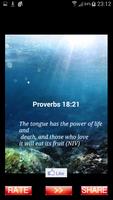 Daily Bible Proverbs Produkt โปสเตอร์