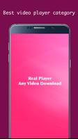 Real Player Any Video Download ポスター