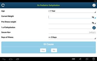 Rx Pediatric Dehydration اسکرین شاٹ 3