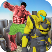 Real Monster Superhero vs Angry Transformer Battle icon