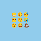 Afrikanische Emoji 2018 Nette Emoticon-Themen Zeichen