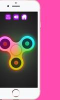 Fidget Spinner Space 3D Themes ảnh chụp màn hình 1