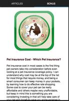 Pet Insurance Health Screenshot 2