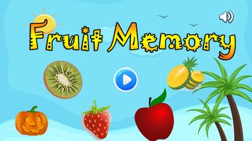 Fruit Memory kids poster
