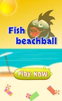 poissons beachball Affiche