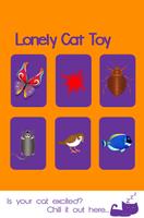 Lonely Cat Toy Affiche