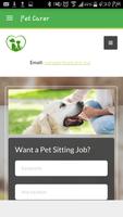 Pet Carer Affiche