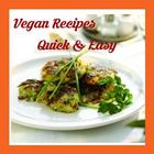 Vegan Recipes Quick and Easy ícone