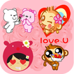 ”Love Stickers for messenger