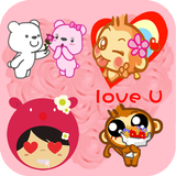 Love Stickers for messenger Zeichen