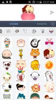 Love Stickers for messenger পোস্টার