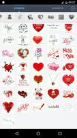 برنامه‌نما Love Stickers عکس از صفحه