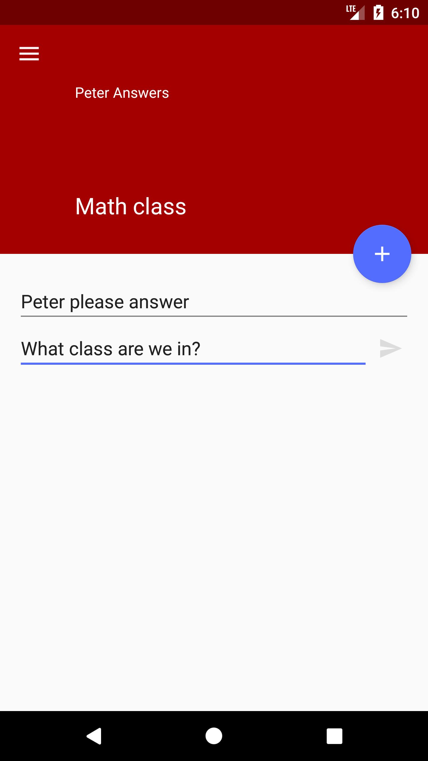 Peter answers. Peter please