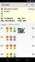 برنامه‌نما Archery Score Keeper Ultra عکس از صفحه