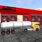 Oil Transport with Tanker - 3D icon