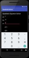 Quadratic Equation Solver capture d'écran 1