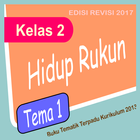 Buku SD/MI Kelas 2 Tema 1 edisi revisi ícone