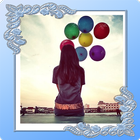 آیکون‌ Gradient blue Photo Frames