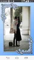 Gradient blue Photo Frames syot layar 1