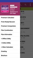 LIC PREMIUM CALCULATOR & PLAN PRESENTATION PFIGER الملصق