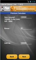 LIC PREMIUM CALCULATOR -PFIGER স্ক্রিনশট 3