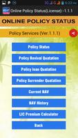 LIC ONLINE POLICY STATUS syot layar 2