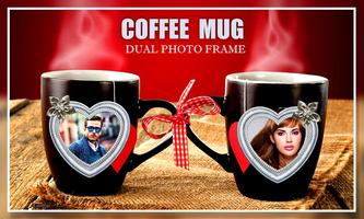 Coffee Cup Dual Photo Frames screenshot 1