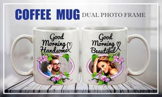 Coffee Cup Dual Photo Frames screenshot 2