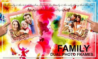Family Dual Photo Frames syot layar 2