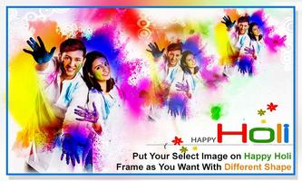 Holi Photo Frame poster